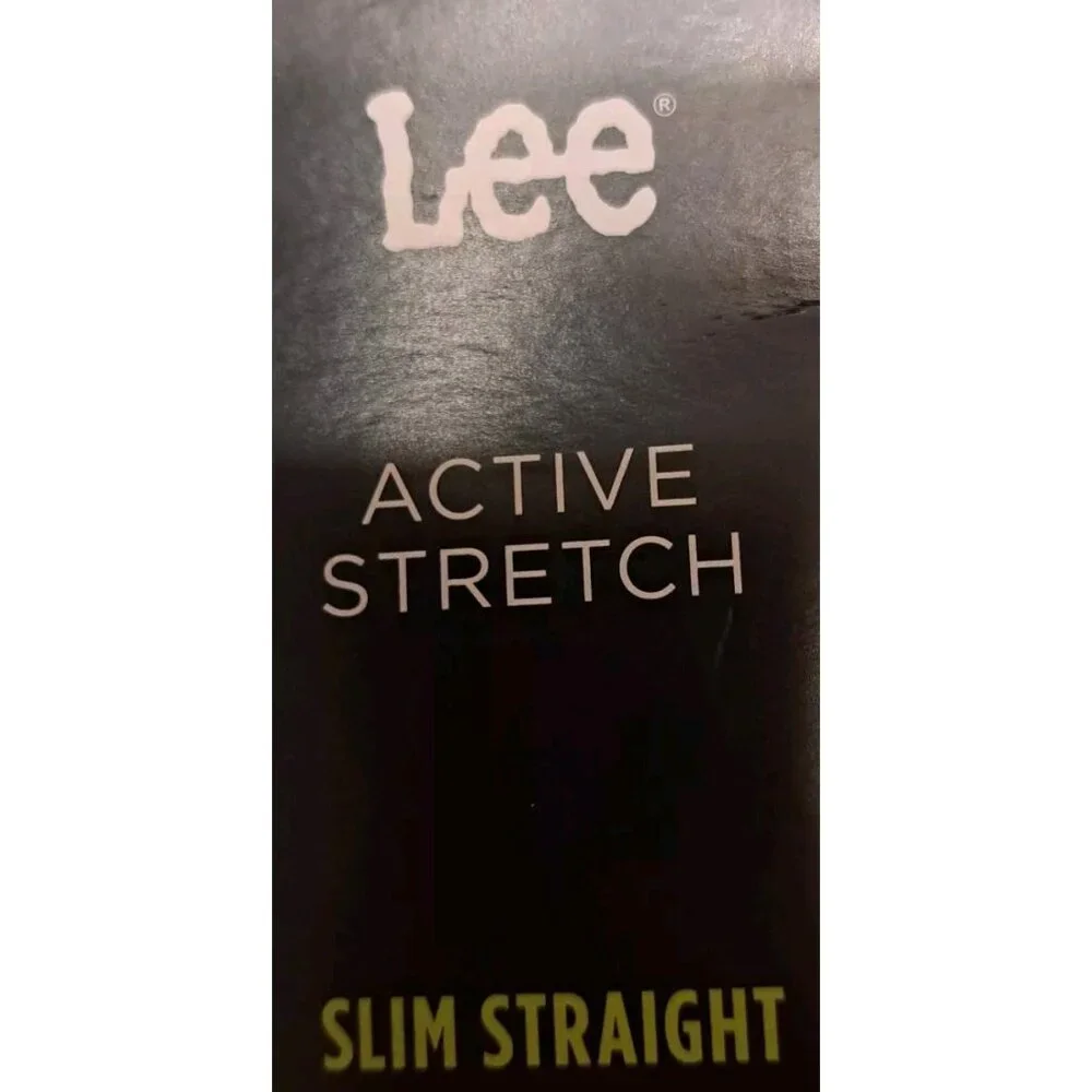 Lee NEW Men's Beige Active Stretch Motion Flex Slim Straight Pants 42x30
